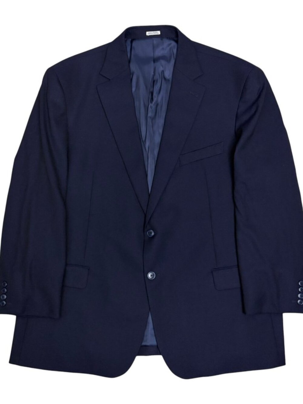 JOSEPH ABBOUD Wool Blazer Sport Coat Blue Business Casual Luxury Jacket Mens 48R